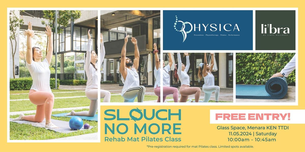 Slouch No More! Free Mat Pilates Class