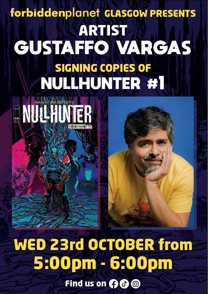 Nullhunter #1 Signing with Artist Gustaffo Vargas