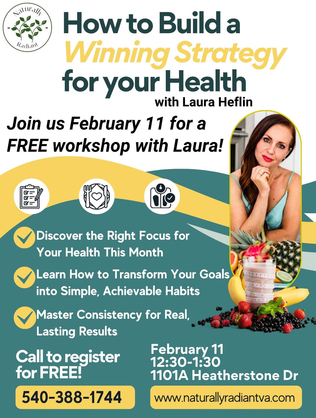 How to Build a Winning Strategy for your Health with Laura Heflin