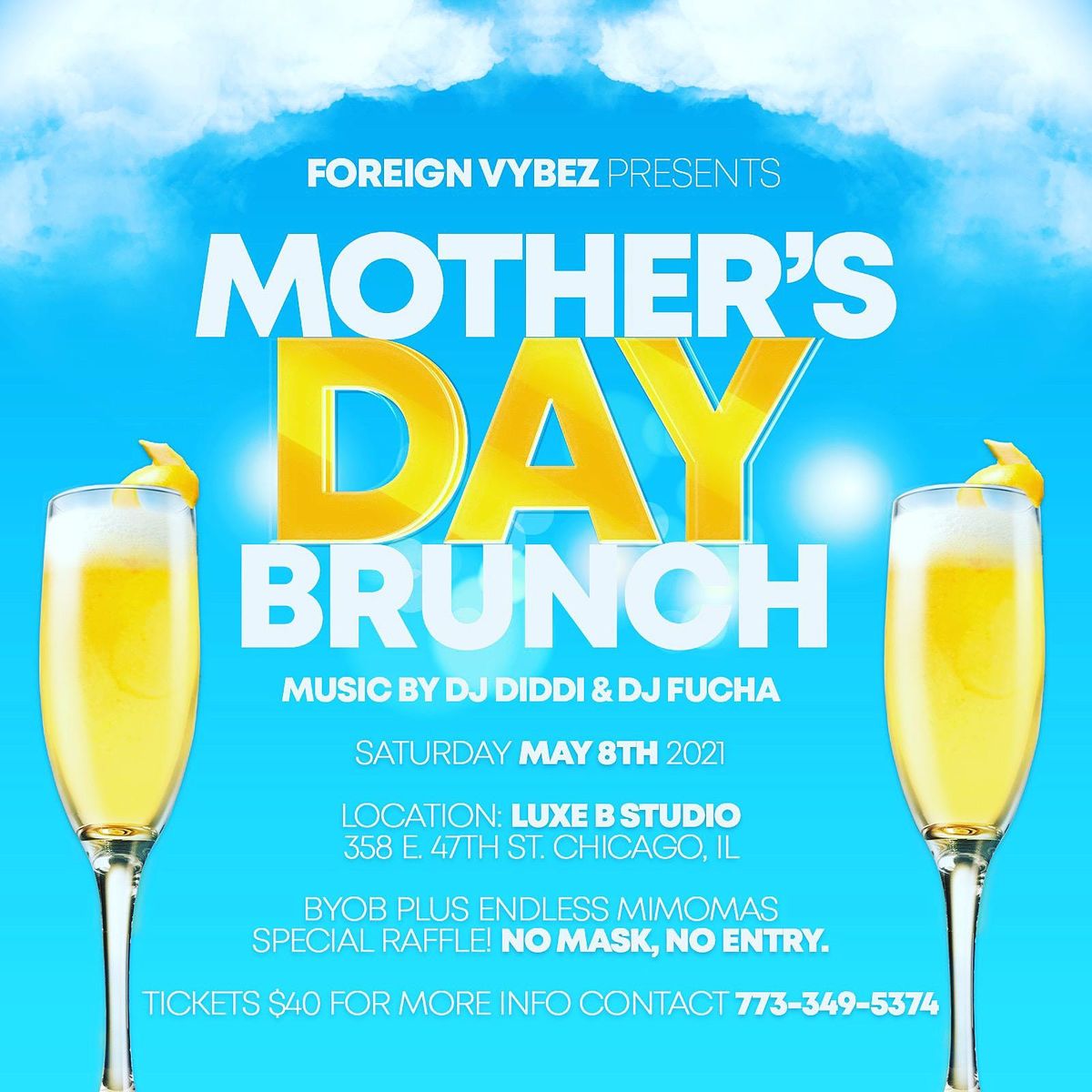 Mother’s Day Brunch, 358 E 47th St, Chicago, 8 May 2021