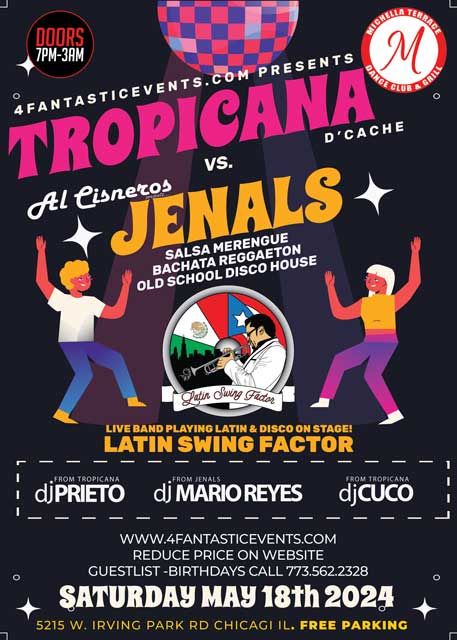 Tropicana vs Jenals Live Saturday: Latin Swing Factor & More