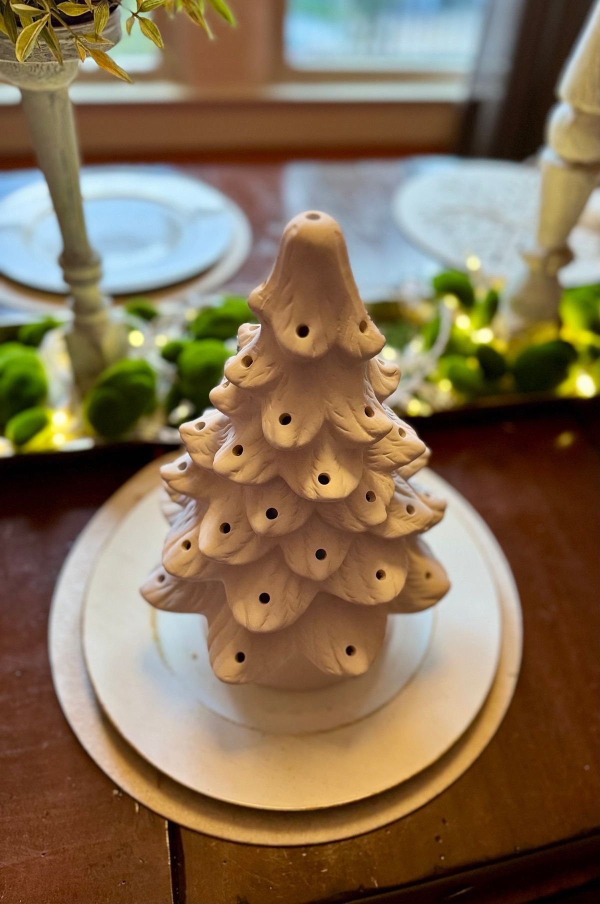 Glaze a Vintage Ceramic Tree!