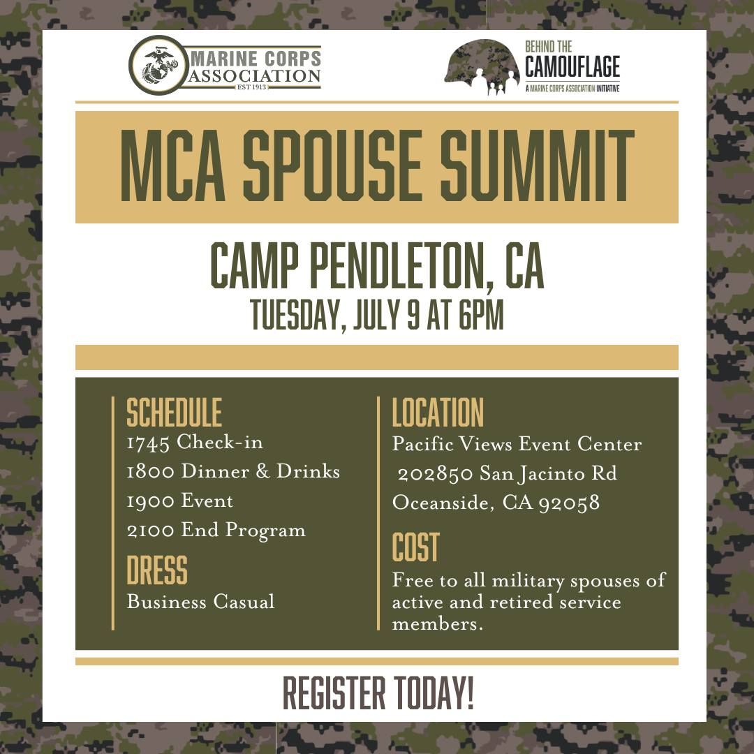 Spouse Summit Camp Pendleton, CA - Behind the Frontlines