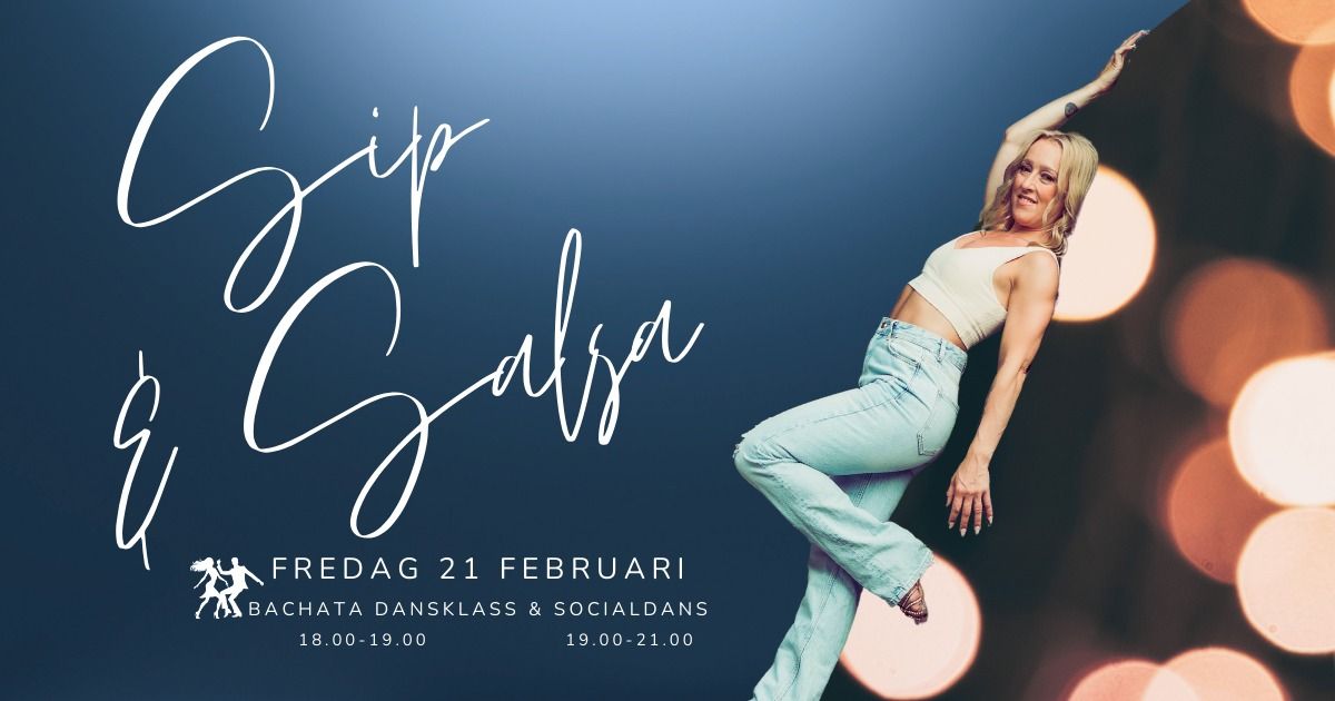 Sip & Salsa - Bachata med Susie H\u00e4ggqvist