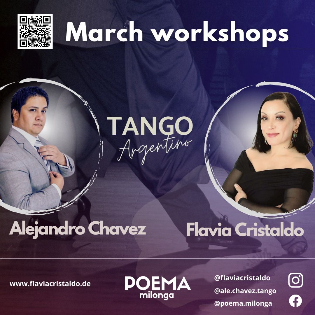 Alejandro Chavez & Flavia Cristaldo March Workshops POEMA milonga