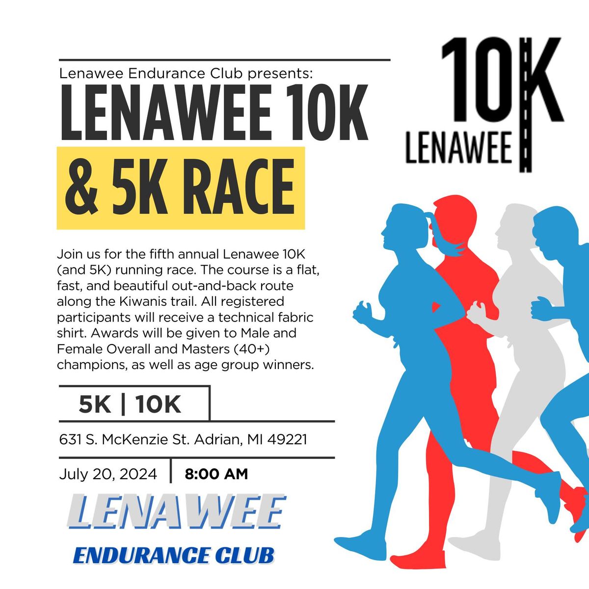 Lenawee 10K (&5K) Race!