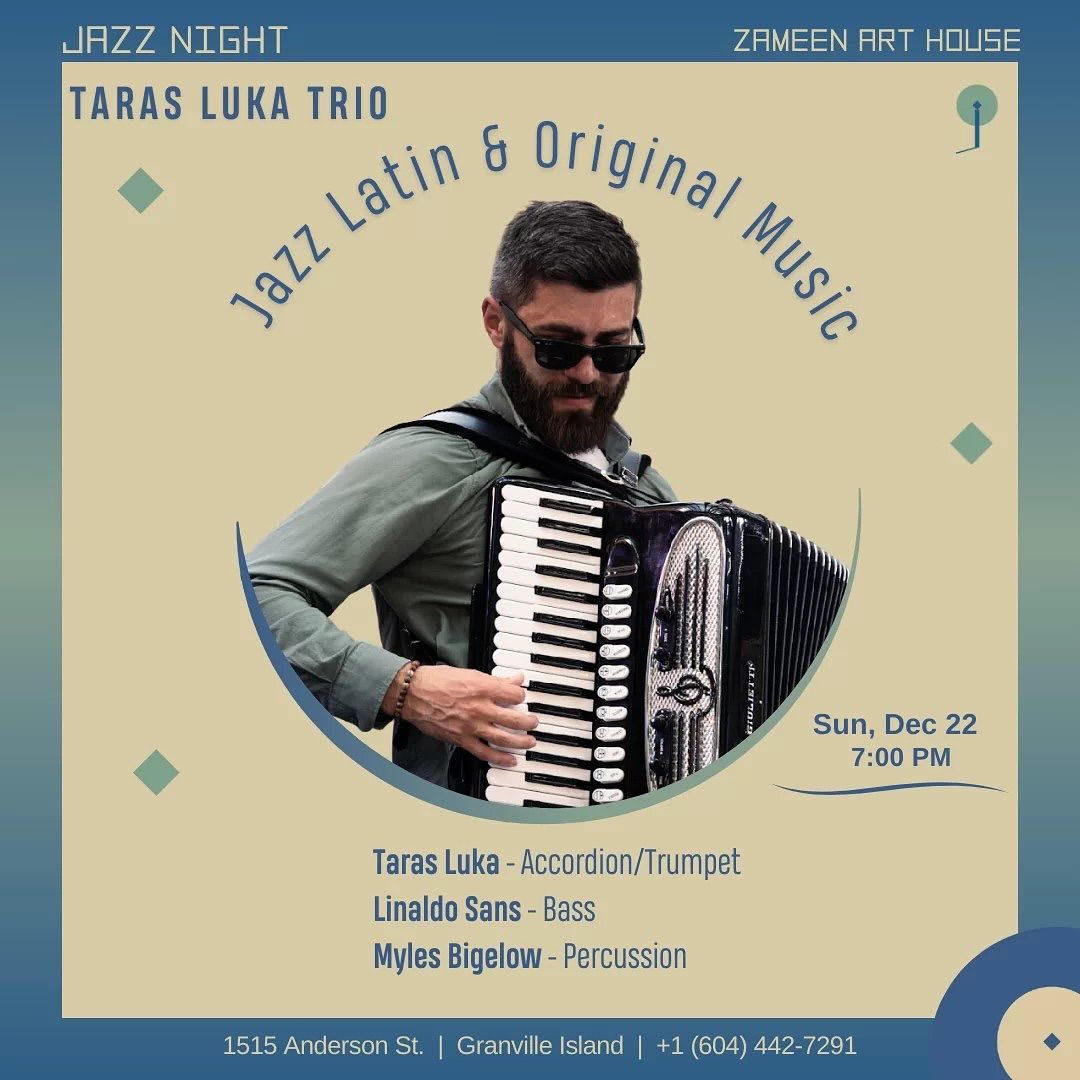 JAZZ NIGHT - TARAS LUKA TRIO