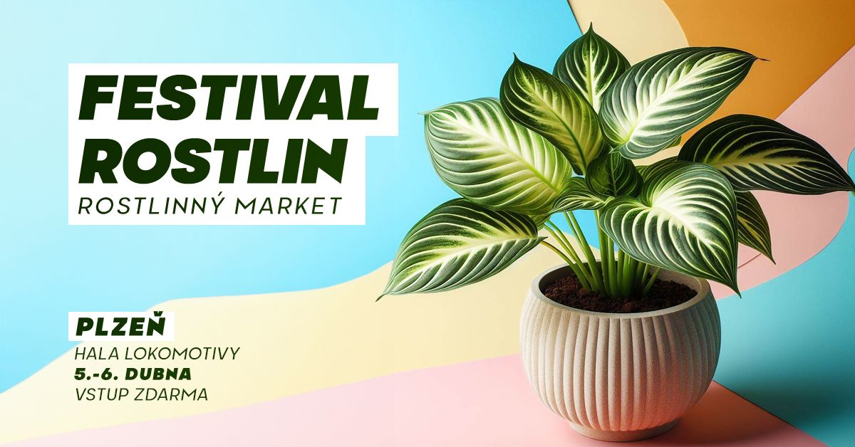 Festival Rostlin v Plzni - velk\u00fd trh rostlin za skv\u011bl\u00e9 ceny