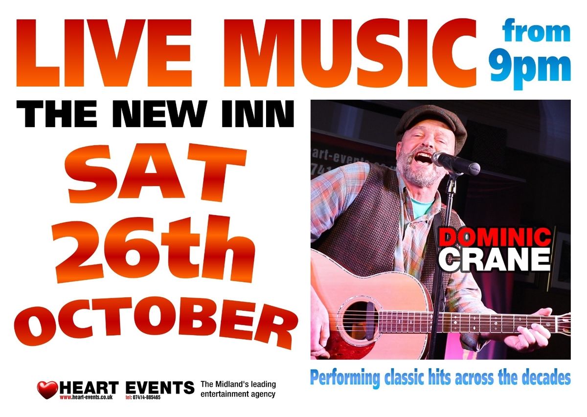 Dominic Crane LIVE @ The New Inn