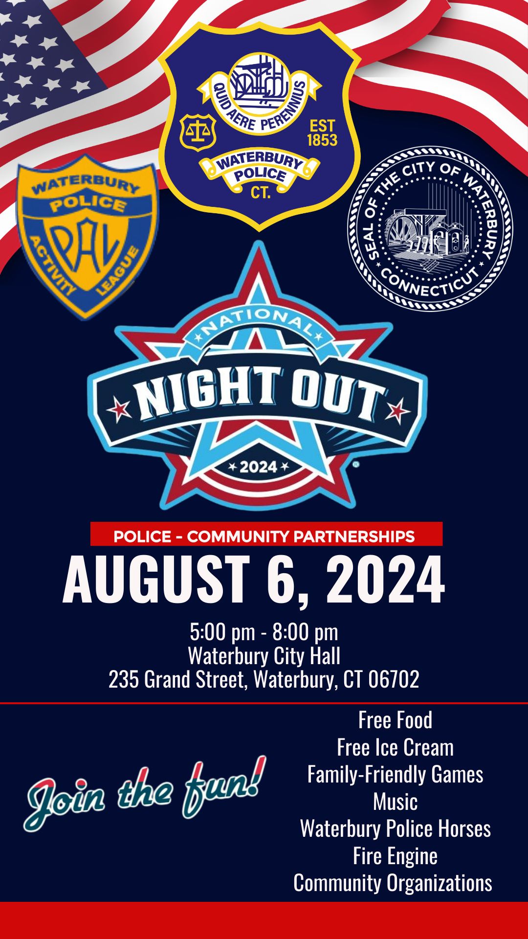 Waterbury National Night Out 