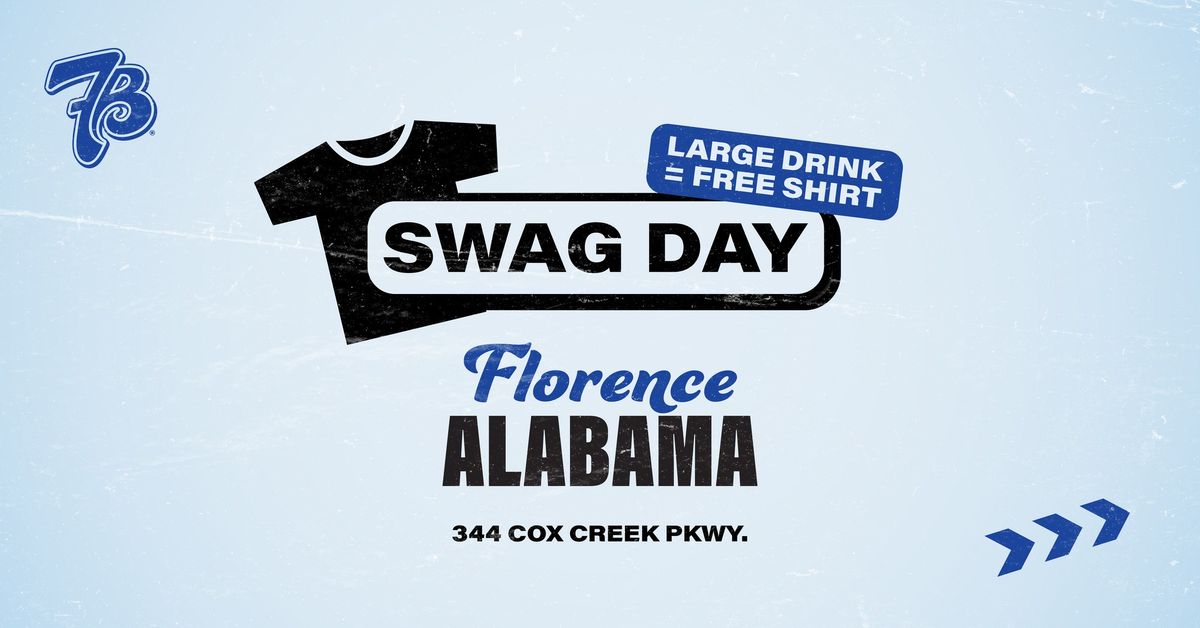 FREE SHIRTS | SWAG DAY | FLORENCE, AL!!