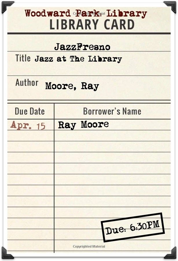 Jazz at the Library: Ray Moore