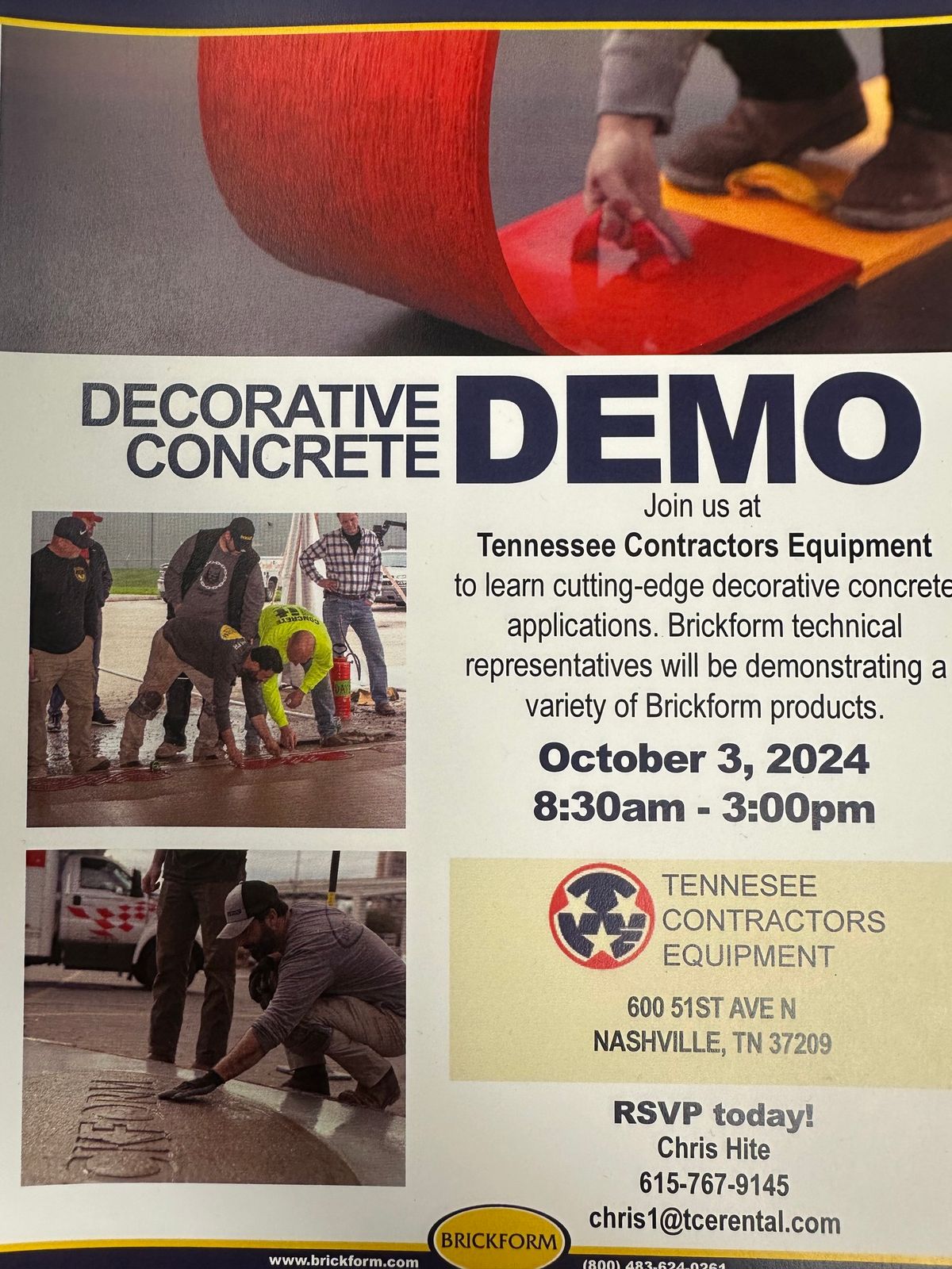 Learn Decorative Concrete with John Reynolds from Solomon Brickform