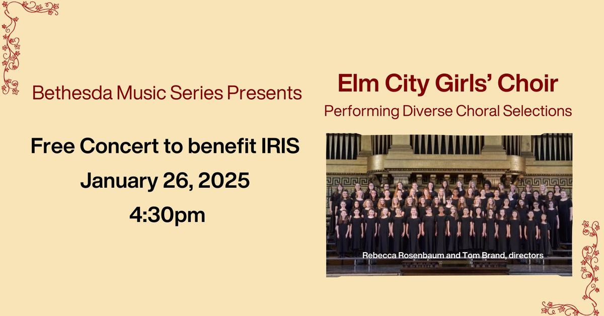 Bethesda Music Series concert featuring the Elm City Girls Choir