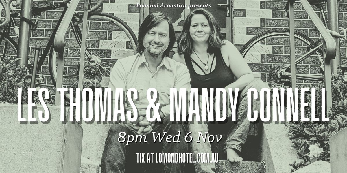 Wednesday Acoustica Showcase: Les Thomas and Mandy Connell