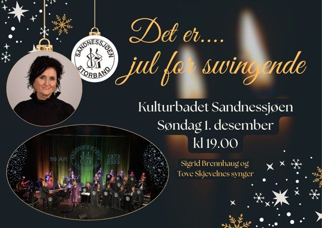 Det er... jul for swingende | Julekonsert med Sandnessj\u00f8en storband