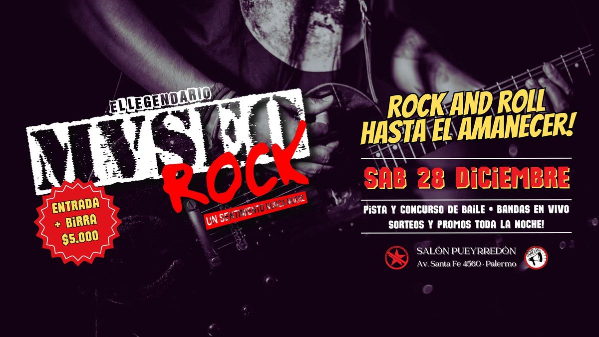 SAB 28\/12 \u2022 Mvseo Rock en Sal\u00f3n Pueyrred\u00f3n