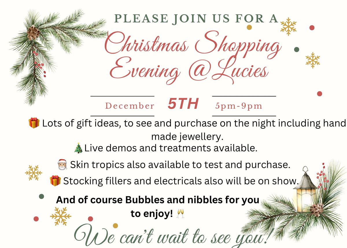 Christmas Shopping Event