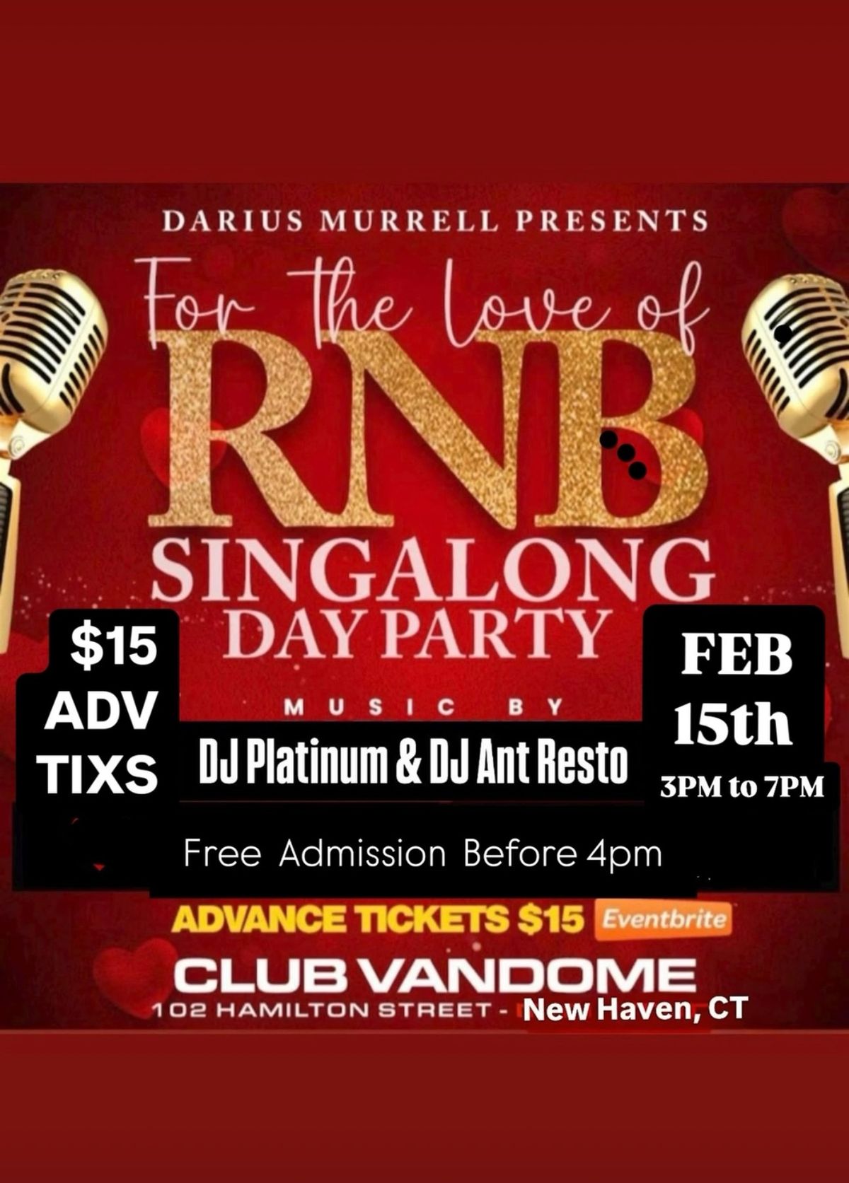 RNB SINGALONG DAY PARTY \u201cPASS THE MIC EDITION\u201d