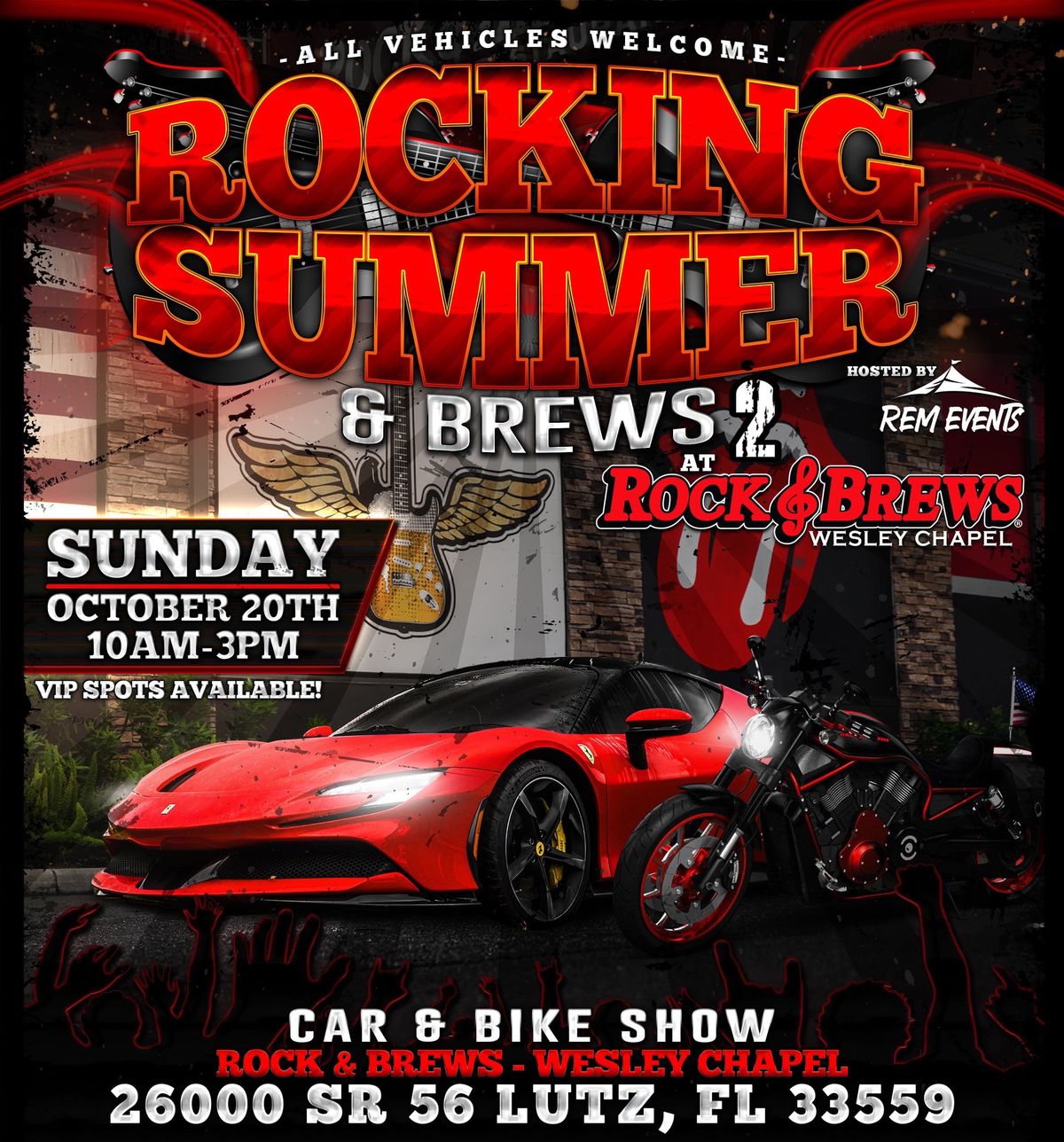 Rocking Summer & Brews Car & Bike Show Pt2