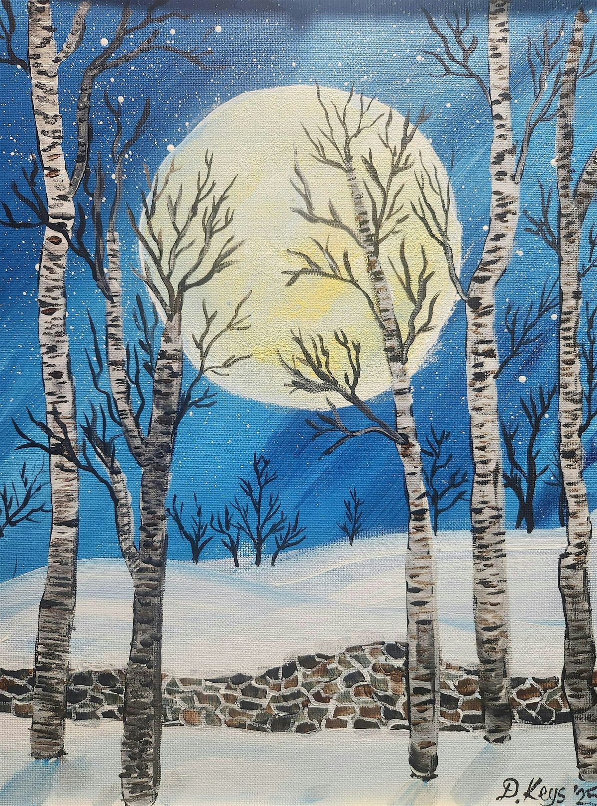 Paint & Sip -STONE WALL