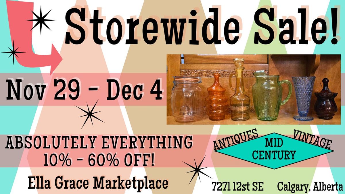 Storewide Sale! 