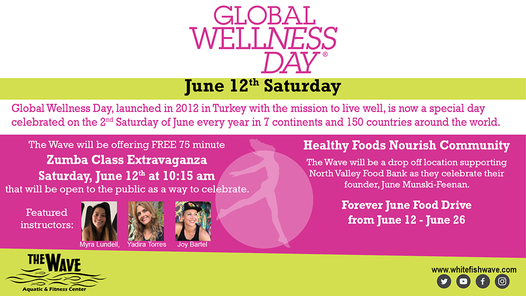 Zumba Extravaganza Global Wellness Day Celebration The Wave Coram 12 June 21