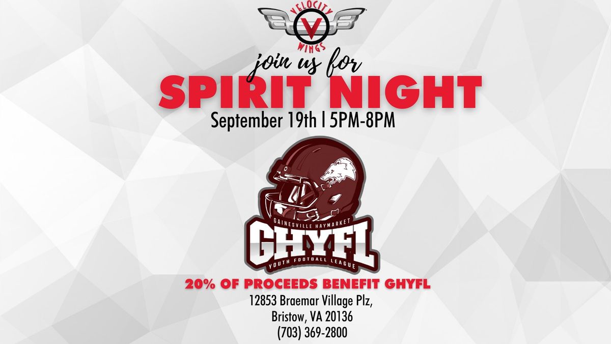 GHYFL Spirit Night 