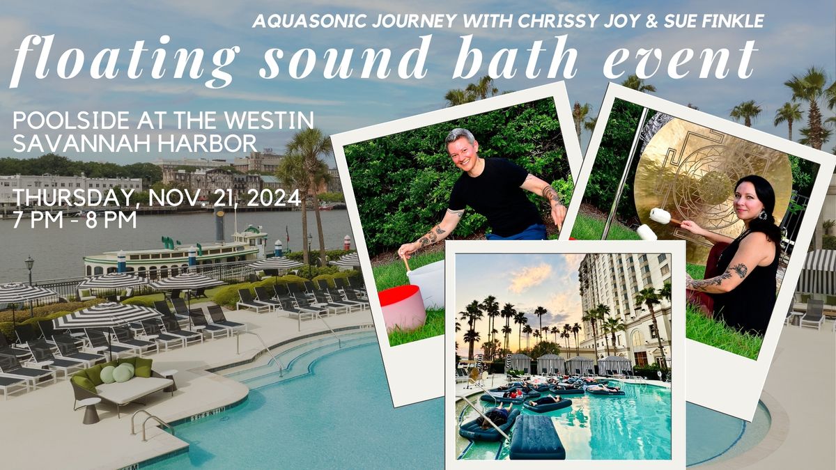 AquaSonic Journey: Floating Sound Bath Series