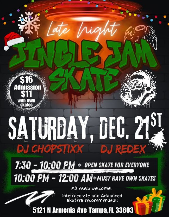 Jingle Jam Late Night Skate