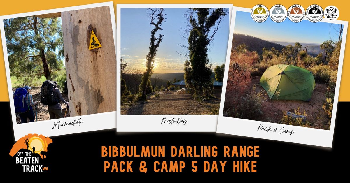 Bibbulmun Darling Range Pack & Camp 5 Day Hike