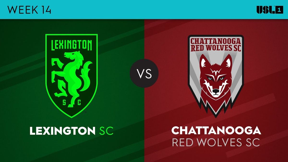 Lexington Sporting Club at Chattanooga Red Wolves SC