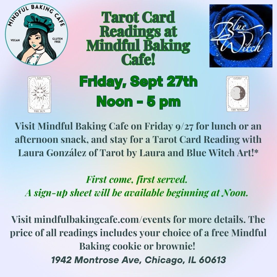 Tarot by Laura Gonz\u00e1lez at Mindful Baking Cafe 