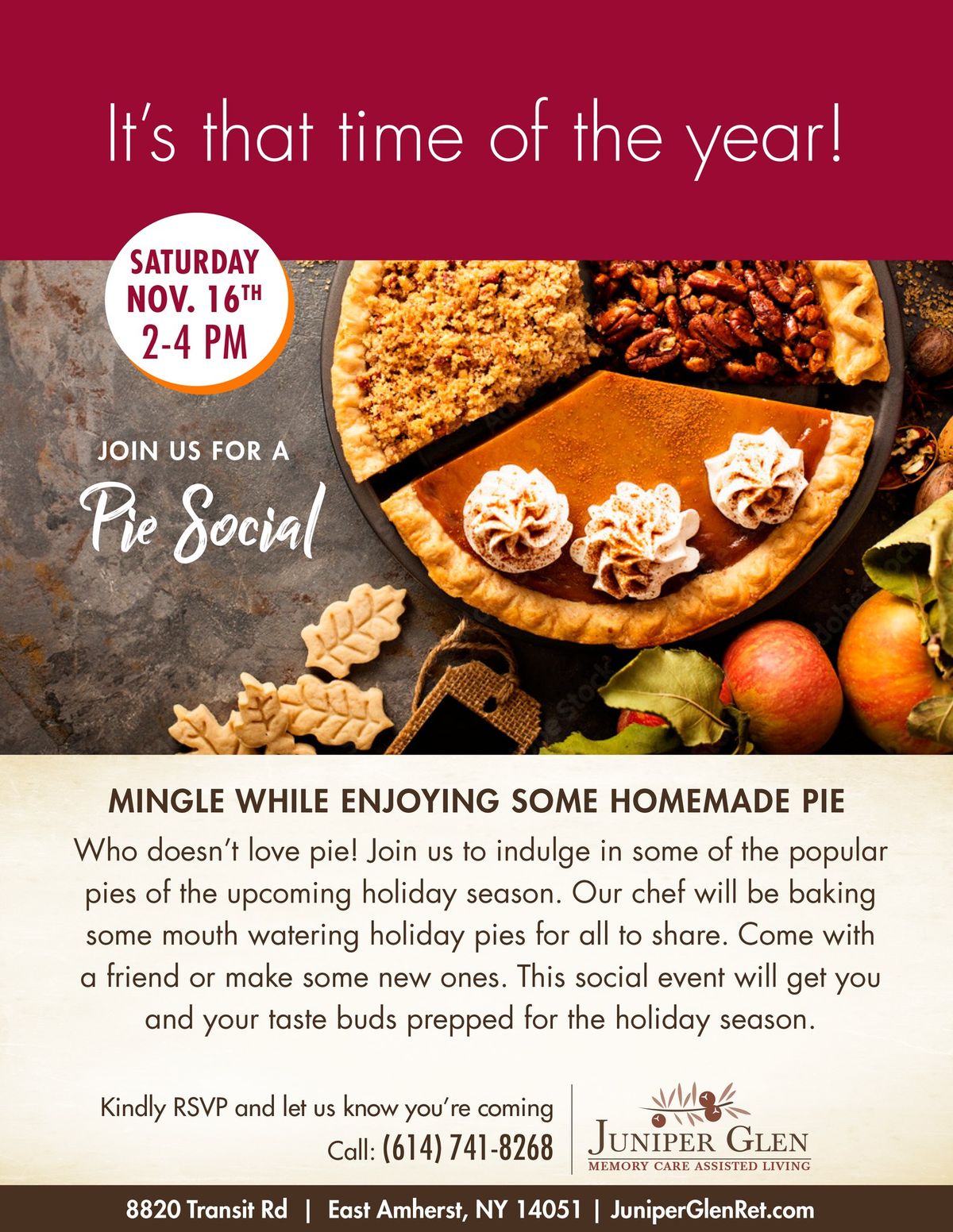 Celebrate the Season with a Tour & Pie Giveaway