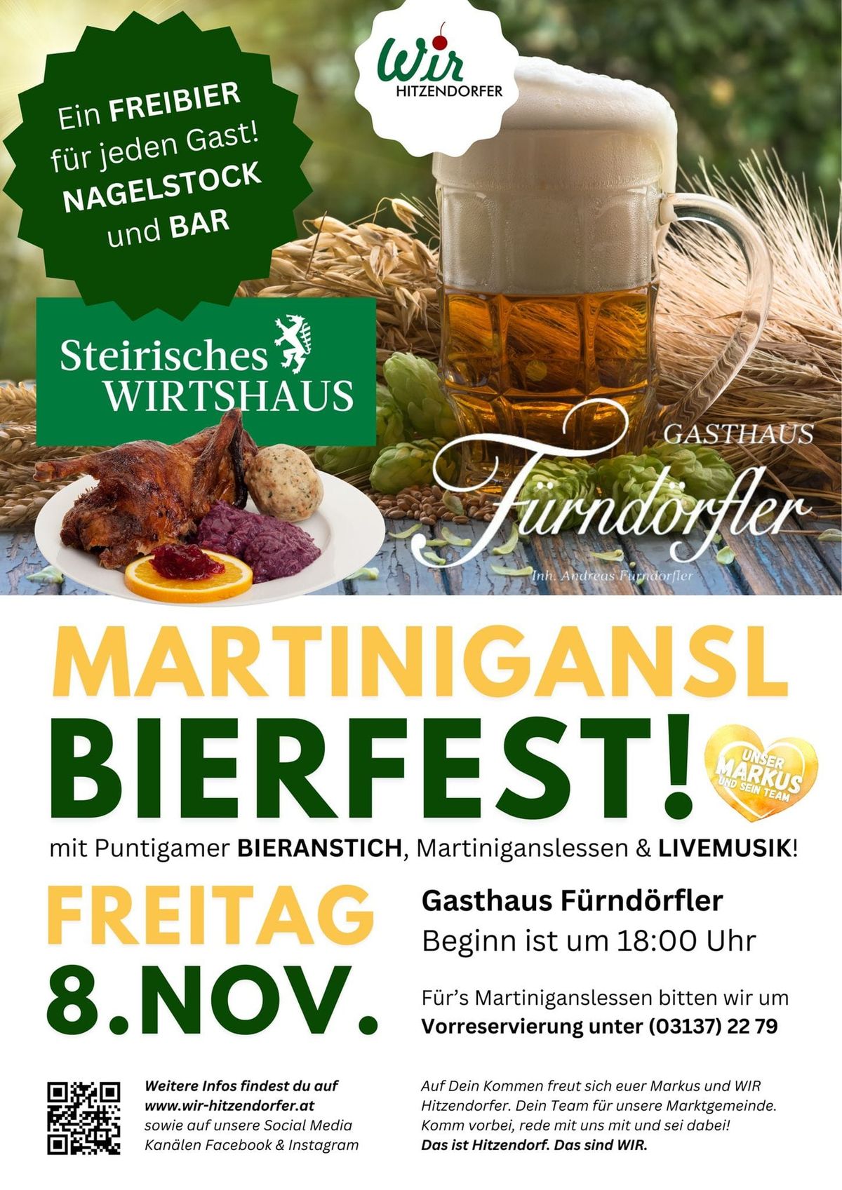 Martiniganserl & Winterbieranstich