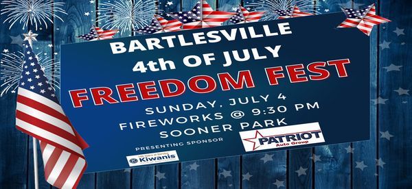 Bartlesville Freedom Fest, Sooner Park Bandshell, Bartlesville, 4 July 2021