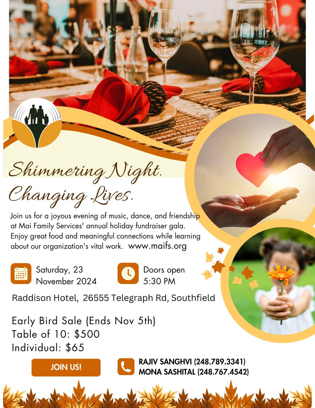 Shimmering Night, Changing Lives