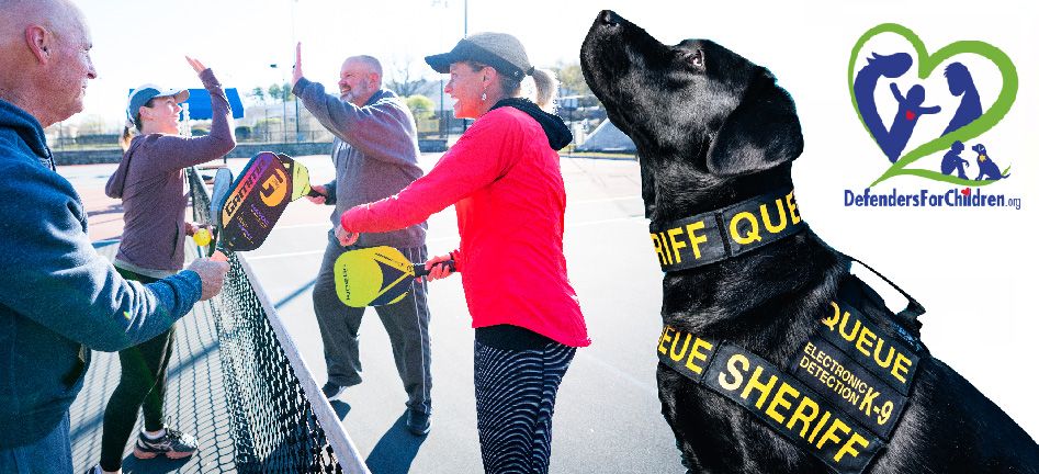 Defenders for Children Fundraiser | Queue's Superhero Pickleball & K-9 Social