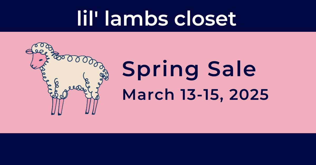 Lil' Lambs Closet - Spring Sale 2025