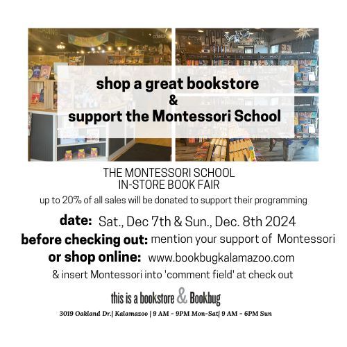 The Montessori School In-store Book Fair