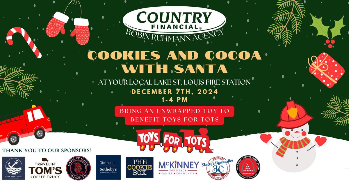 Cookies and Cocoa with Santa at the LSL Fire Station