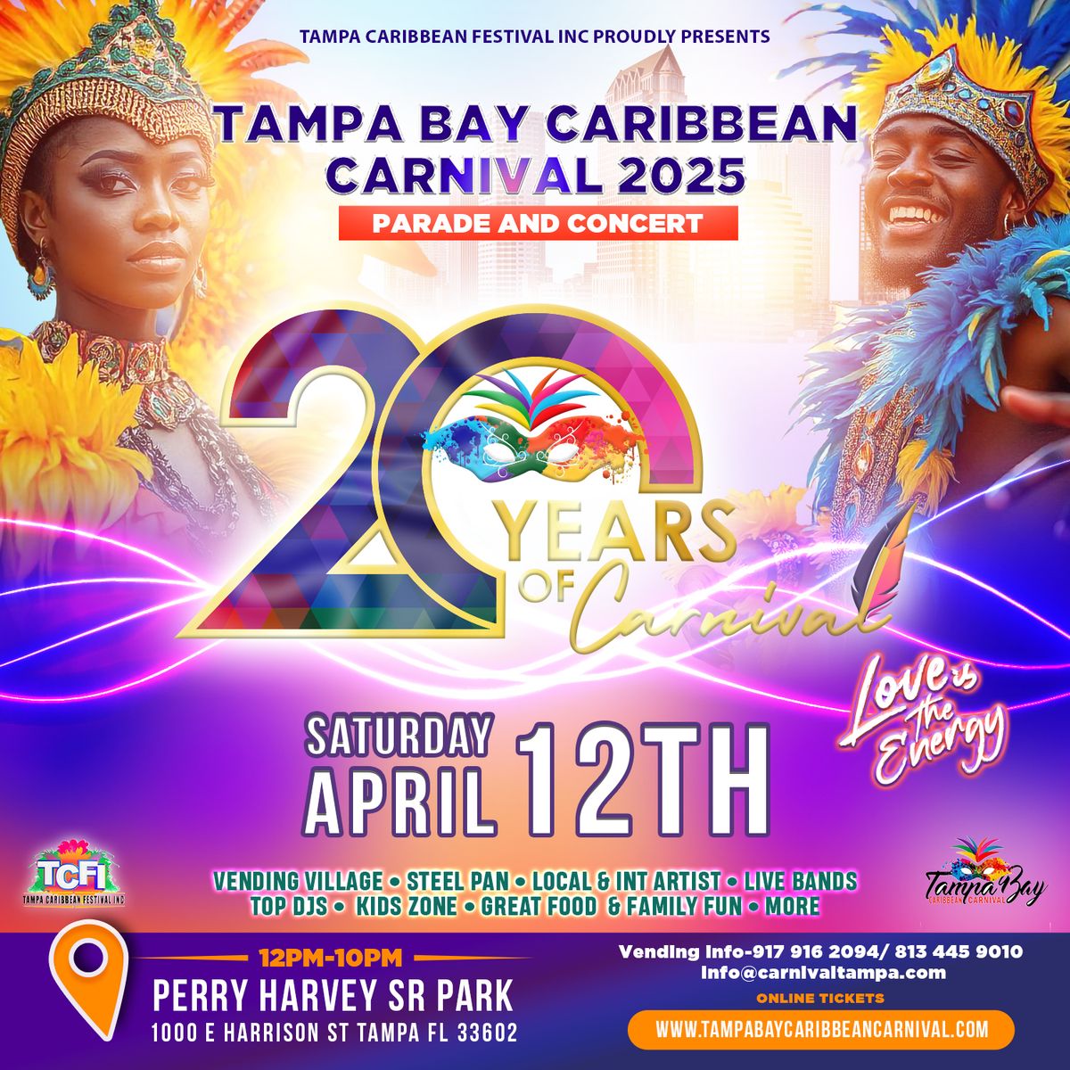 Tampa Bay Caribbean Carnival 2025 Parade and Concert