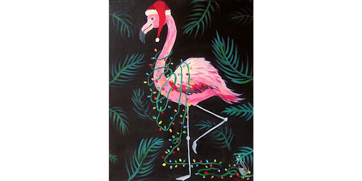 A Tropical Christmas - Paint and Sip in Denver | Classpop!\u2122