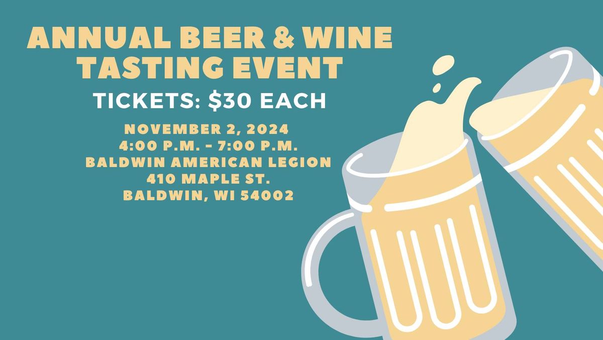 Annual Beer and Wine Tasting Event