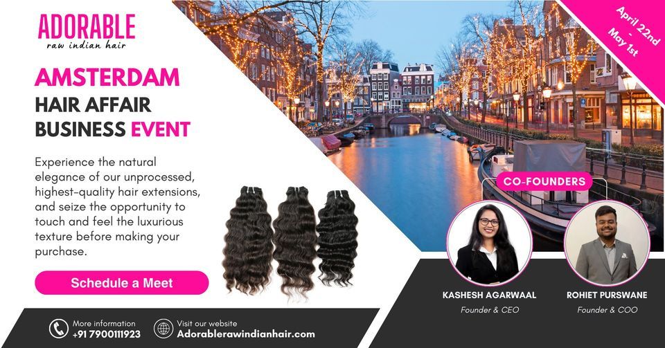  Adorable Raw Hair: Exclusive Showcase & Networking Event in Amsterdam