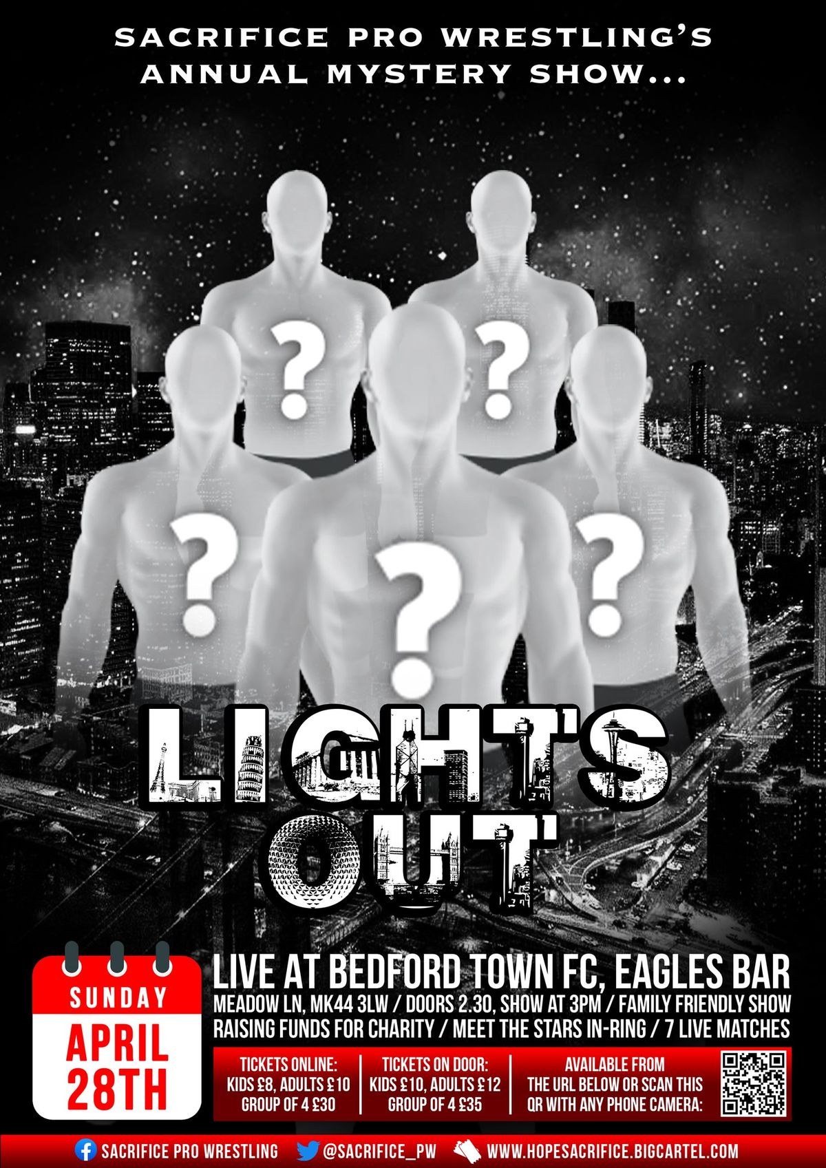 Sacrifice Pro Wrestling in Bedford: Lights Out 2024
