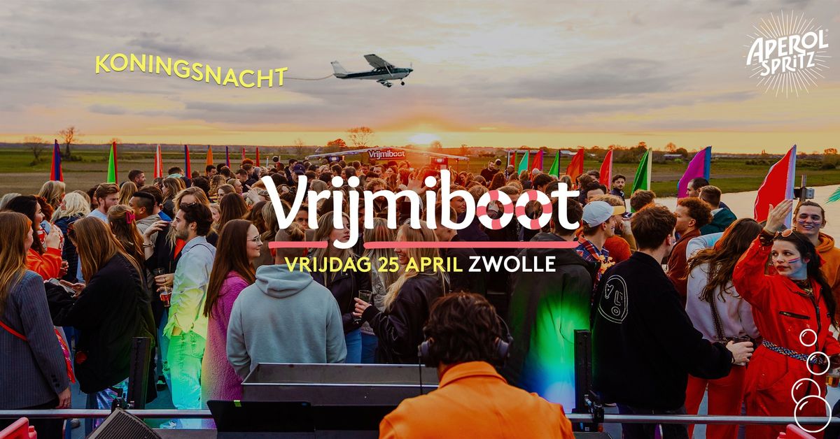 Vrijmiboot Zwolle - Koningsnacht