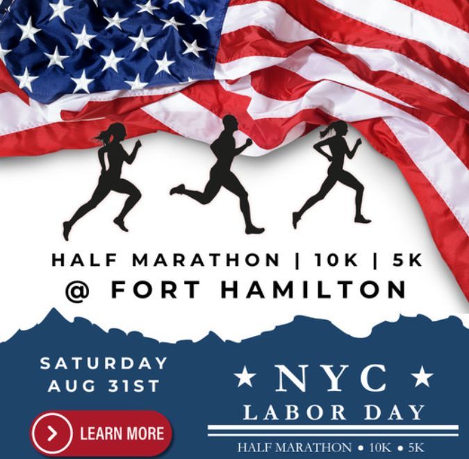 NYC Labor Day Half Marathon, 10K, 5K 