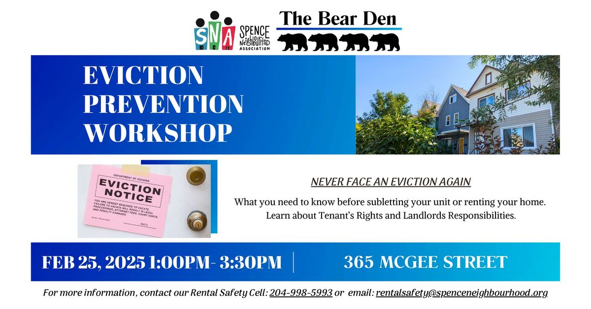 Eviction Prevention Workshop\u203c\ufe0f