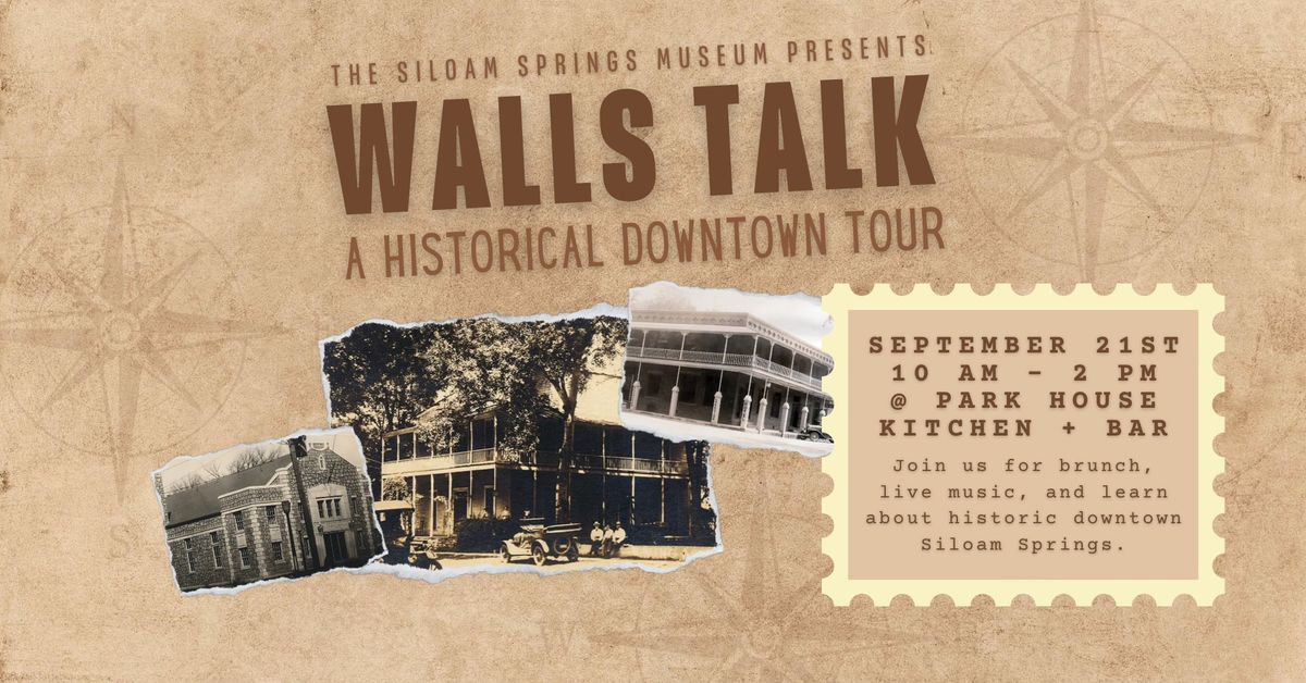 Walls Talk 2024 - A Historical Downtown Tour